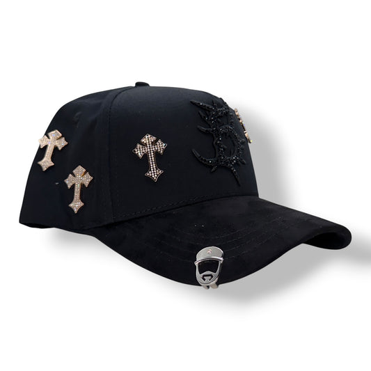 Bélica "B Cross 24K Gold" - BarbasHats