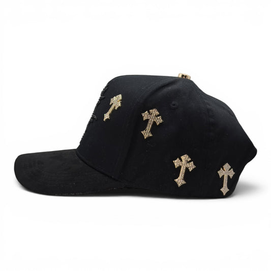 Bélica "B Cross 24K Gold” - BarbasHats