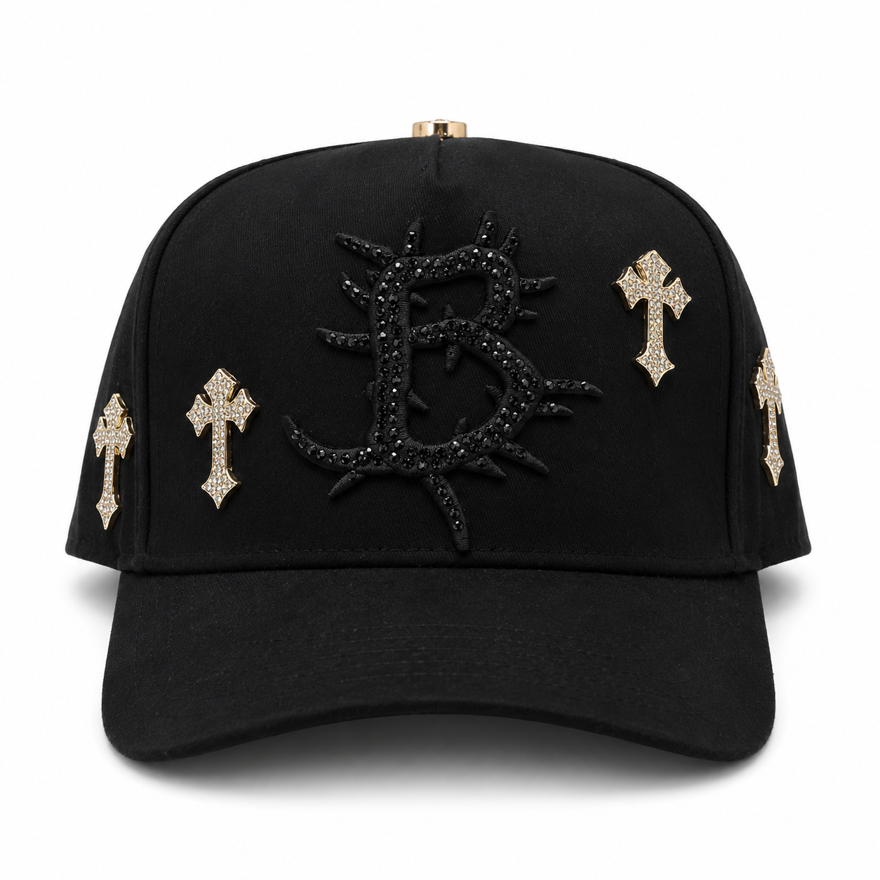 Bélica "B Cross 24K Gold” - BarbasHats