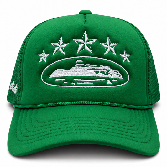 Corteiz “5 Starz Alcatraz Green/White”