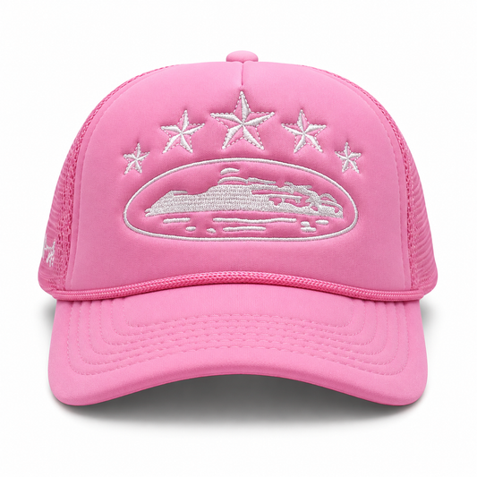 Corteiz “5 starz alcatraz Pink”