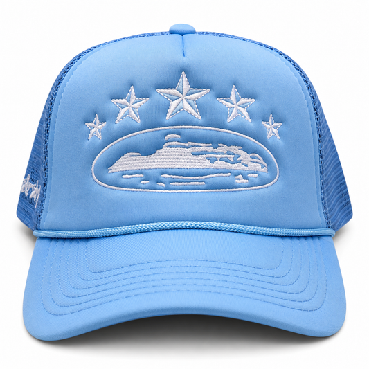 Corteiz “5 Starz Alcatraz Baby Blue”